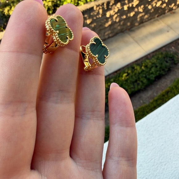 Green Clover Jewelry Set Alhambra Inspired - Picture 4 of 5